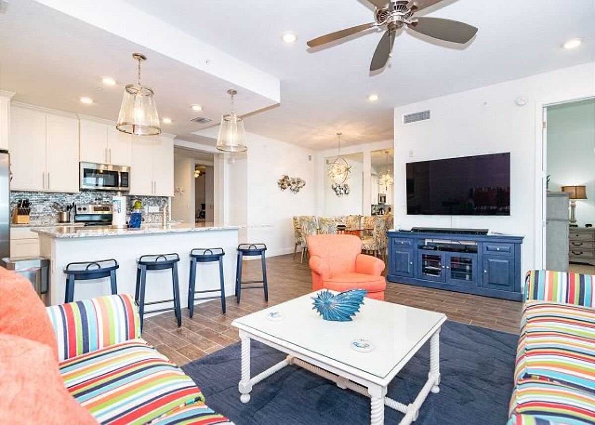 interior view of vacation rental in anna maria island