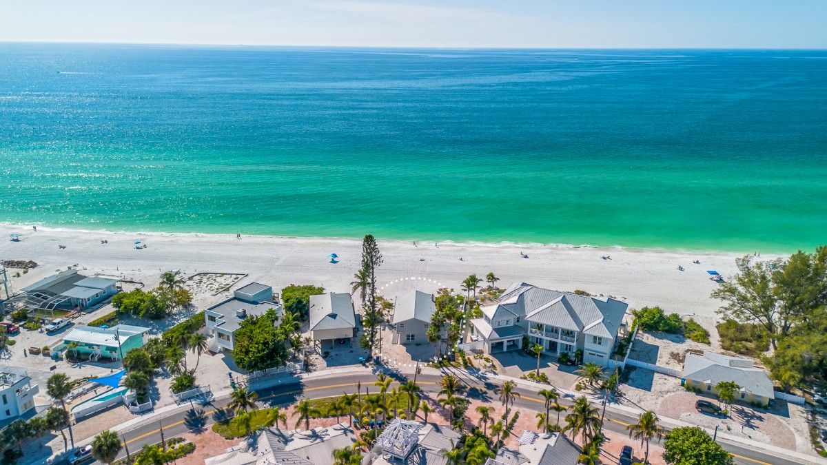 Valhalla beachfront duplex vacation rental Holmes Beach Anna Maria Island