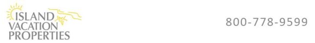 Island Vacation Properties email header